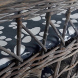 Willow Cat Tree Pet House/Bed/Scratching Post with Cushion Square - 45-Degree Angle