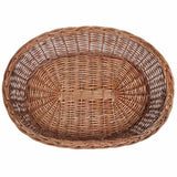 Willow Dog Basket/Pet Bed Natural 90 cm