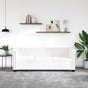 Chesterfield 3-Seater Artificial Leather White