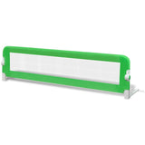 Toddler Safety Bed Rail 150 x 42 cm Green - Front View