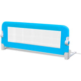Toddler Safety Bed Rail 102 x 42 cm Blue - Front View