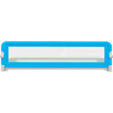 Toddler Safety Bed Rail 150 x 42 cm Blue - Side View