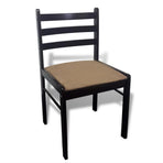 Dining Chairs 6 pcs Brown Solid Wood and Velvet