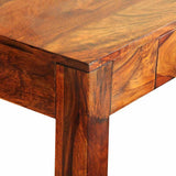 Console Table with 3 Drawers 80 cm Solid Acacia Wood