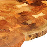 Coffee Table 35 cm 6 Trunks Solid Acacia Wood
