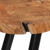Coffee Table 35 cm 6 Trunks Solid Acacia Wood