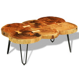 Coffee Table 35 cm 6 Trunks Solid Acacia Wood - Extra Image