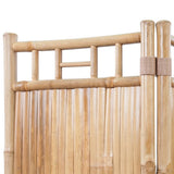 3-Panel Bamboo Room Divider - Side View