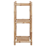 3-Tier Square Bamboo Shelf