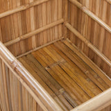 Storage Boxes 3 pcs Bamboo - Rear View