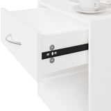 Nightstand 2 pcs with Drawer White - Extra Image