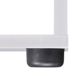 Staircase Bookcase/Display Shelf 107 cm White - Rear View