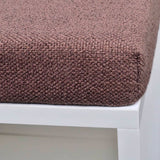 Shoe Storage Bench 10 Compartments White - Top-Down View