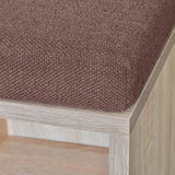 Shoe Storage Bench 10 Compartments Oak Colour - Top-Down View