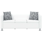 Sofa Set Artificial Leather 3-Seater and 2-Seater White