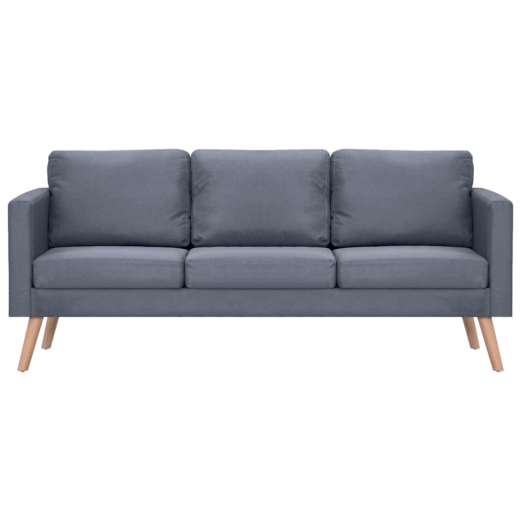 Sofa Set 2-Seater and 3-Seater Fabric Dark Grey