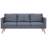 Sofa Set 2-Seater and 3-Seater Fabric Dark Grey