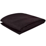 Micro-suede Couch Slipcover Brown 140 x 210 cm - Front View