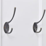 Coat Racks 2 pcs White - Top-Down View