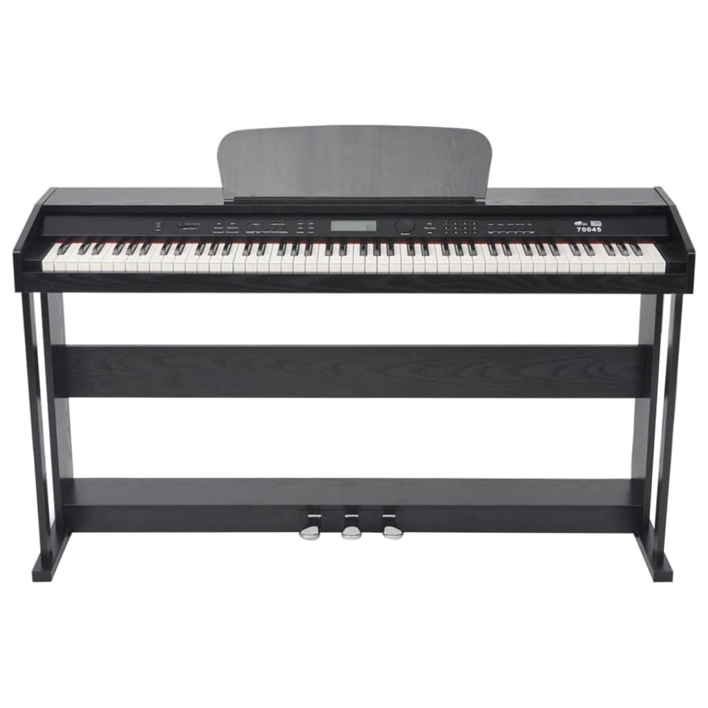 88-key Digital Piano With Pedals Black Melamine Board