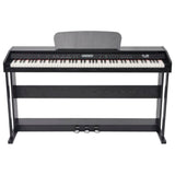 88-Key Digital Piano with Pedals Black Melamine Board - Front View