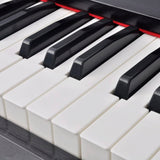 88-Key Digital Piano with Pedals Black Melamine Board - Side View