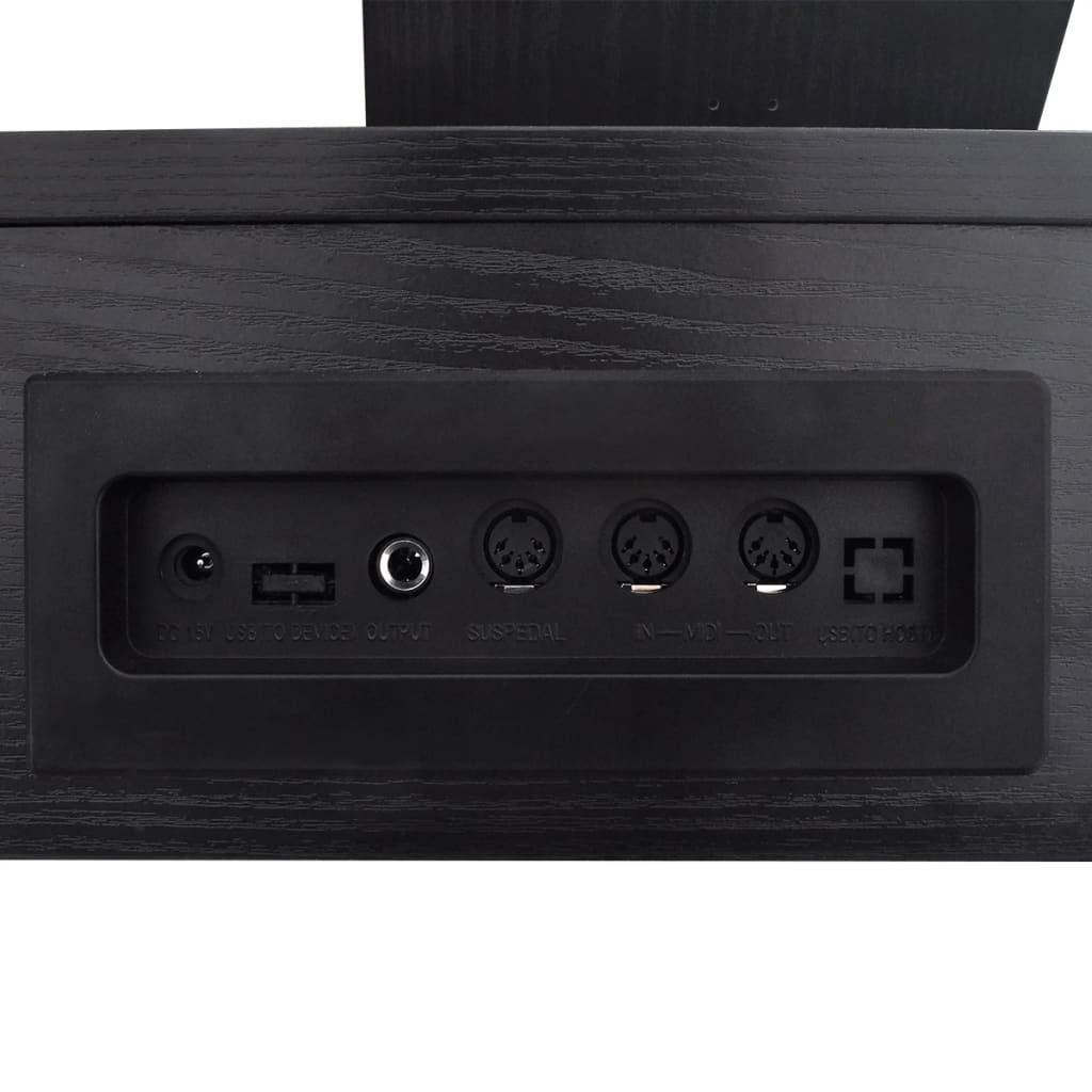 88-key Digital Piano With Pedals Black Melamine Board