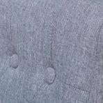 Dining Chairs 6 pcs Light Grey Fabric