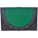 10-Player Foldable Poker Tabletop Green - Top-Down View