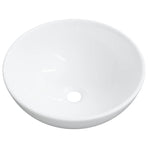 Wash Basin White 28x28x10 cm Ceramic