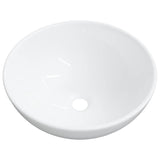 Wash Basin White 28x28x10 cm Ceramic - Front View