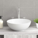 Wash Basin White 28x28x10 cm Ceramic
