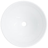 Wash Basin White 28x28x10 cm Ceramic