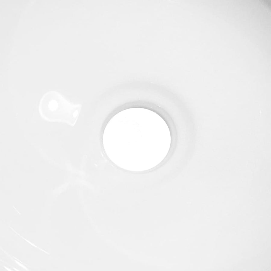 Wash Basin White 28x28x10 cm Ceramic