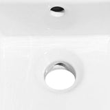 Wash Basin White 48x25x15 cm Ceramic - Close-Up Angle