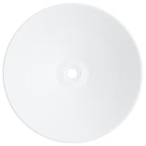 Wash Basins 2 pcs White 42x42x14 cm Ceramic - Rear View