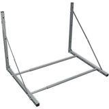 Tyre Rack Silver Steel - Front View