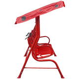 Kids Swing Seat Red - Side View