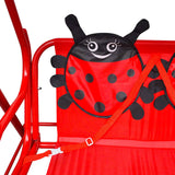 Kids Swing Seat Red - Top-Down View
