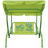 Kids Swing Seat Green - Front View