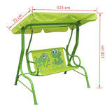 Kids Swing Seat Green - Rear View