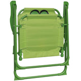 3 Piece Kids' Garden Bistro Set with Parasol Green - 45-Degree Angle