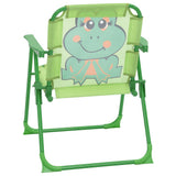 3 Piece Kids' Garden Bistro Set with Parasol Green - Extra Image