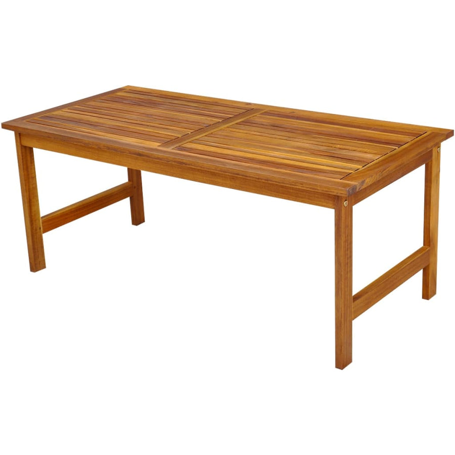 4 Piece Garden Lounge Set with Cushions Solid Acacia Wood