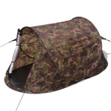 2-person Pop-up Tent Camouflage - Front View