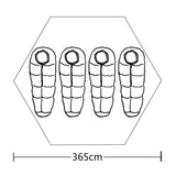 4-person Tent Blue