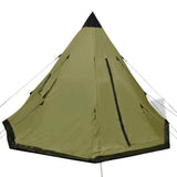 4-person Tent Green - Front View