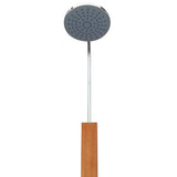 Outdoor Shower Eucalyptus Wood and Steel - Rear View
