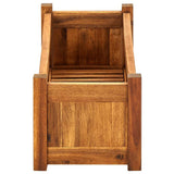 Garden Raised Bed Acacia Wood 76x27.6x25 cm