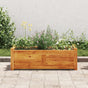 Garden Raised Bed Acacia Wood 76x27.6x25 cm